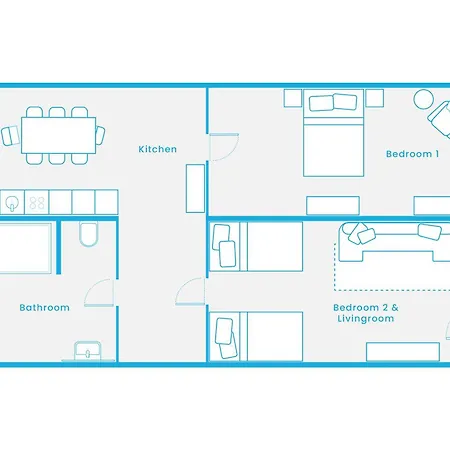 The Rother - Group Flat In Berlin, Family-friendly, 2br, 2- 4 Guests