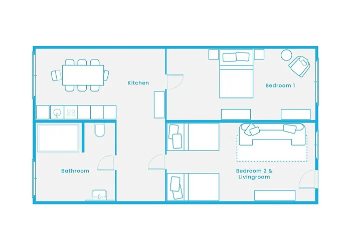 The Rother - Group Flat In Berlin, Family-friendly, 2br, 2- 4 Guests